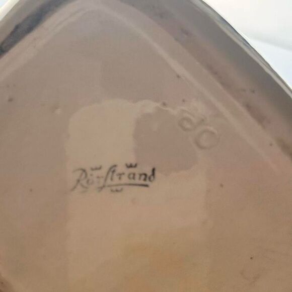 1930s Vintage Rörstrand Swedish Porcelain Salt Cellar Box - Picture 4 of 4